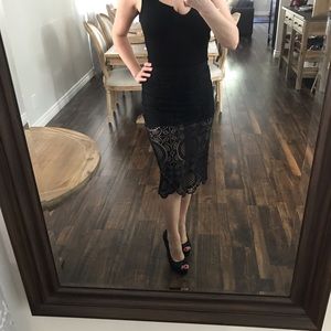 NWT Black Bebe Skirt